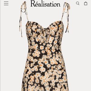 Realisation par Devon silk mini dress
